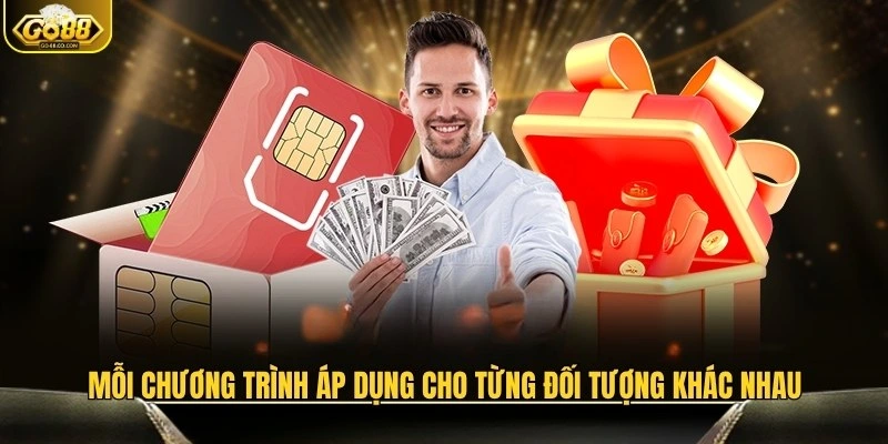 Mỗi chương trình áp dụng cho từng đối tượng khác nhau