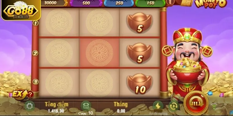 Một số biểu tượng được thiết lập trong trò chơi